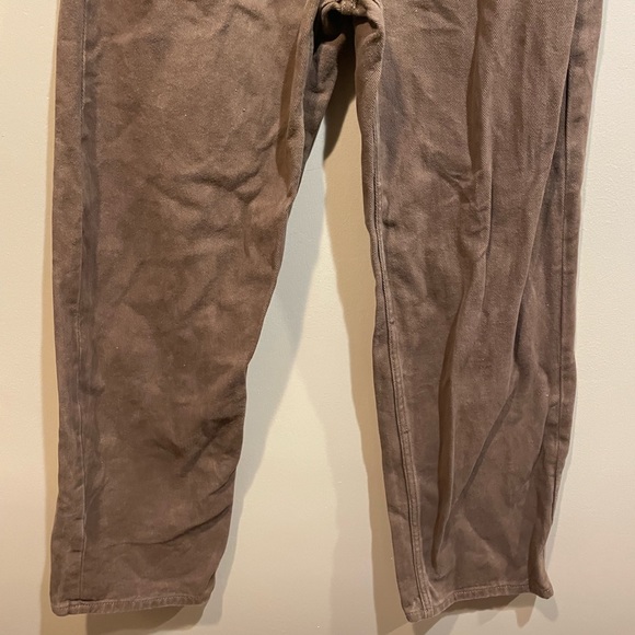 Motel x Olivia Neill Parallel Jeans In Rich Brown - Picture 5 of 8